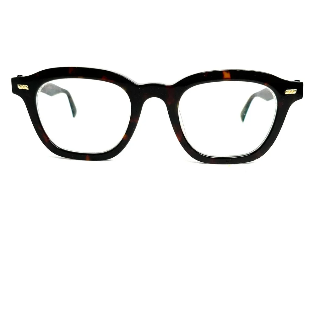 Mente Me07 Eyeglasses Frames Brown Tortoise Full Rim Round 48-22-145 H18159
